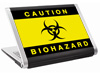 Наклейка на нетбук     Biohazard  297х223 мм  глянц 