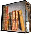 Глянцевые обои для корпуса (миди-тауер) – 'Books' (Размер 48Х43)